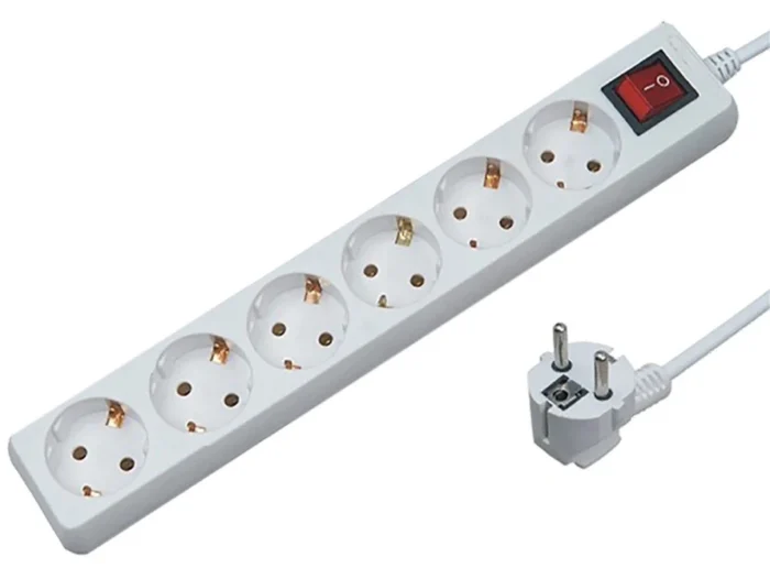 bl052746-o-cam-dien-6-cong-wej7306-wadfow Ổ cắm điện 6 cổng, WEJ7306, Wadfow - Ảnh 1