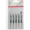 Lưỡi cưa lọng gỗ, T244D (2608630058; 5 cái/ bộ), Bosch - Ảnh 1