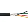 Cáp báo cháy 4 lõi màu đen chống nhiễu CU/PVC/PVC, 4x0.22m2 (200m/cuộn), Altek Kabel - Ảnh 1