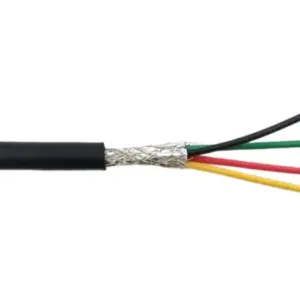 Cáp báo cháy 4 lõi màu đen chống nhiễu CU/PVC/PVC, 4x0.22m2 (200m/cuộn), Altek Kabel - Ảnh 1