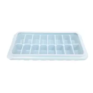 Khay nhựa làm đá 16 viên có nắp, KT:25x12x3.9cm, Biohome - Ảnh 1